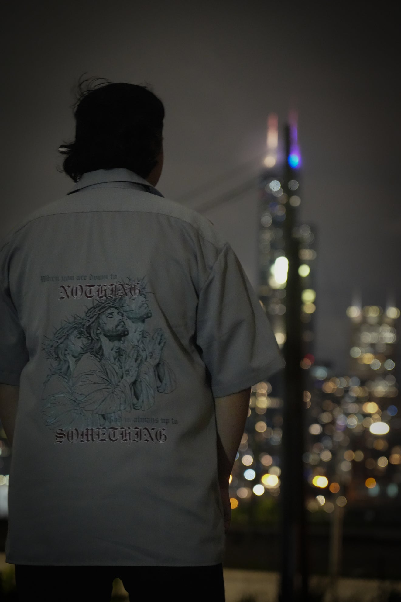 "DE JESUS" Short Sleeve Button Up
