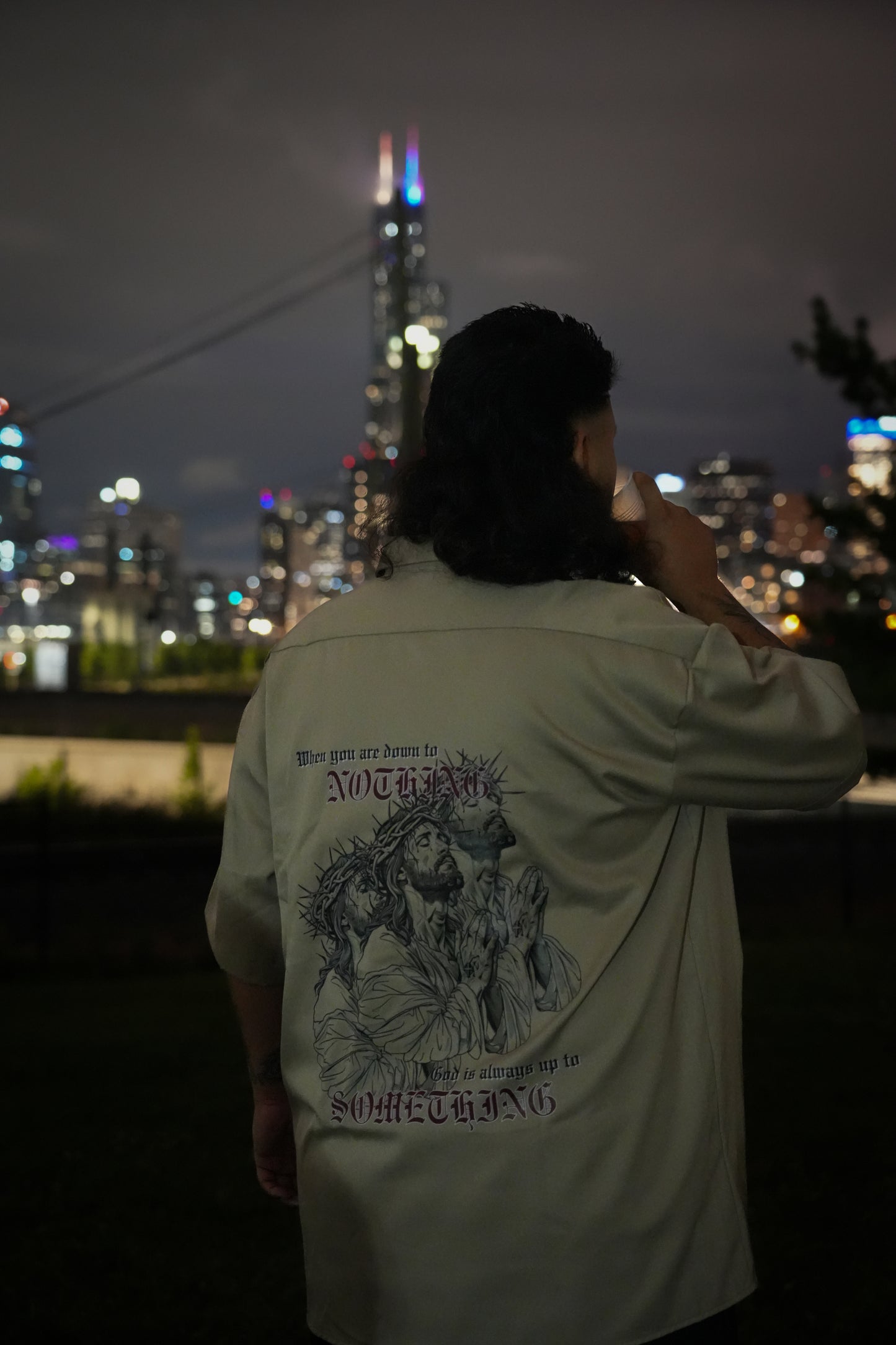 "DE JESUS" Short Sleeve Button Up