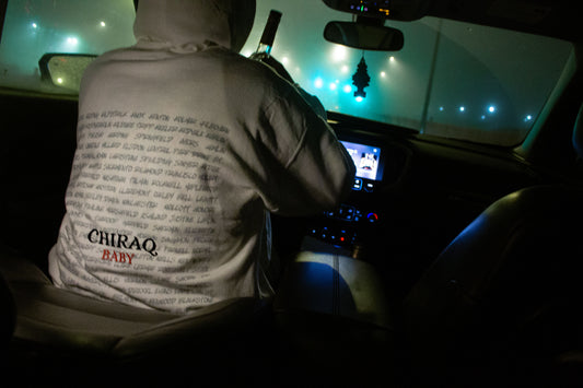 "CHIRAQ BABY" Hoodie (White)