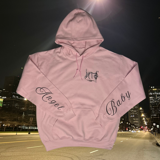 "ANGEL BABY" Hoodie (Candy Pink)