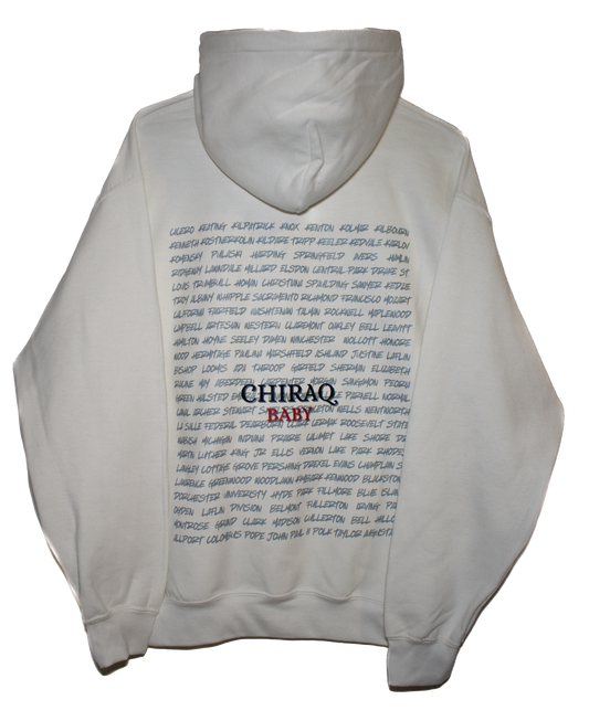 CHIRAQBABY White Hoodie