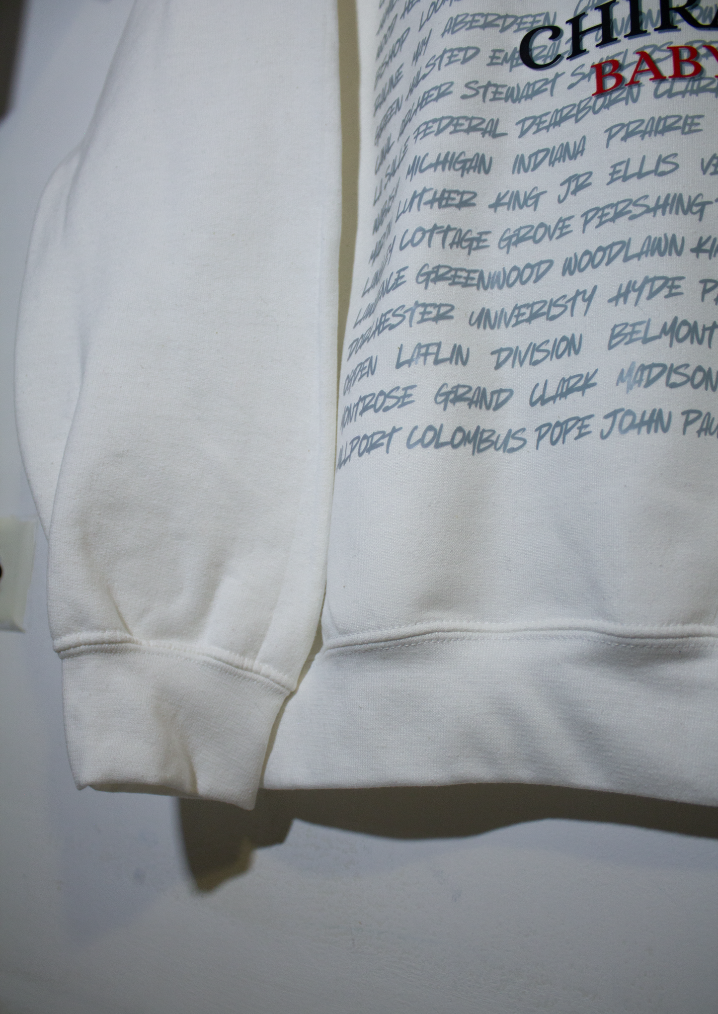 CHIRAQBABY White Hoodie