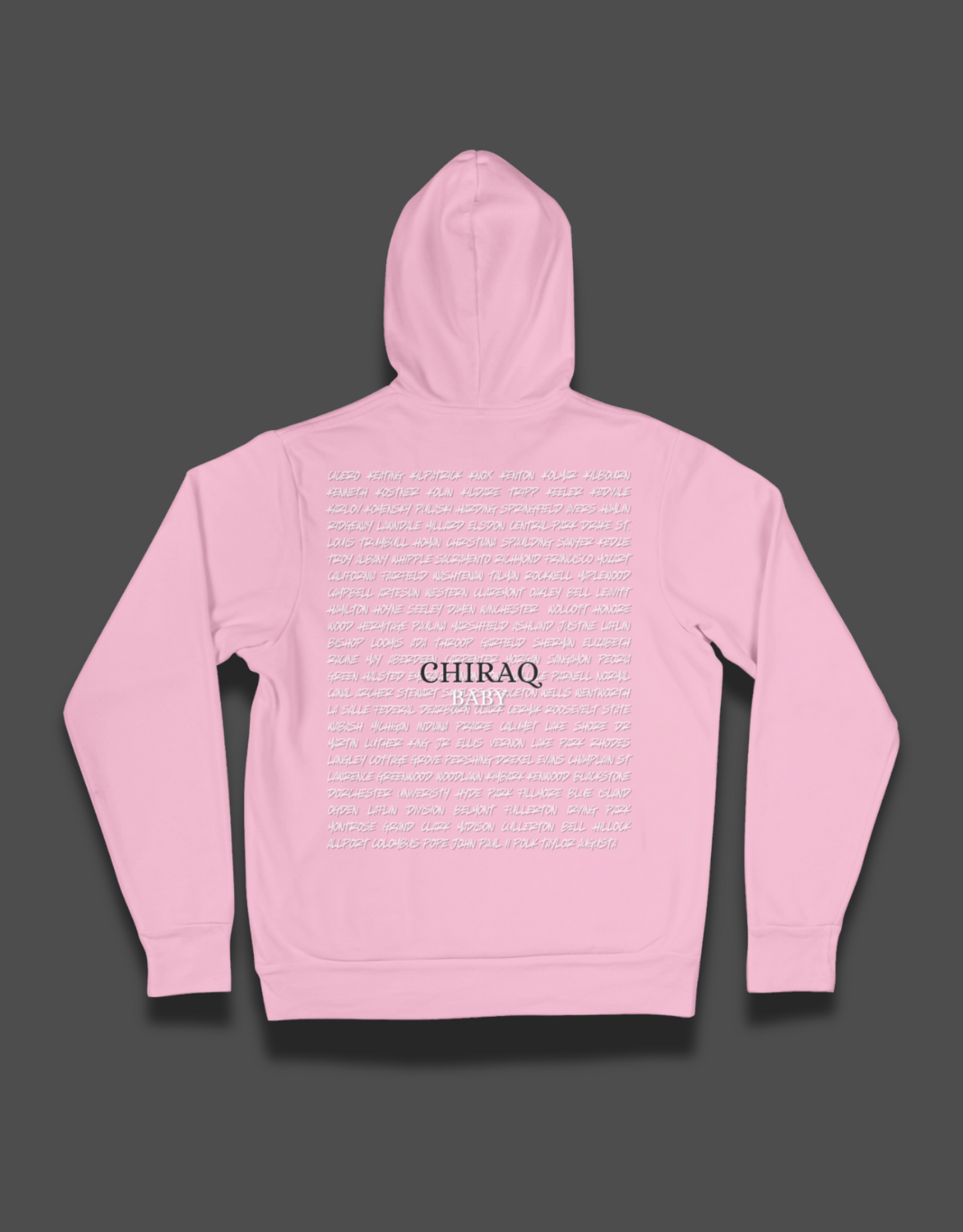 "CHIRAQ BABY" Hoodie (Candy Pink)