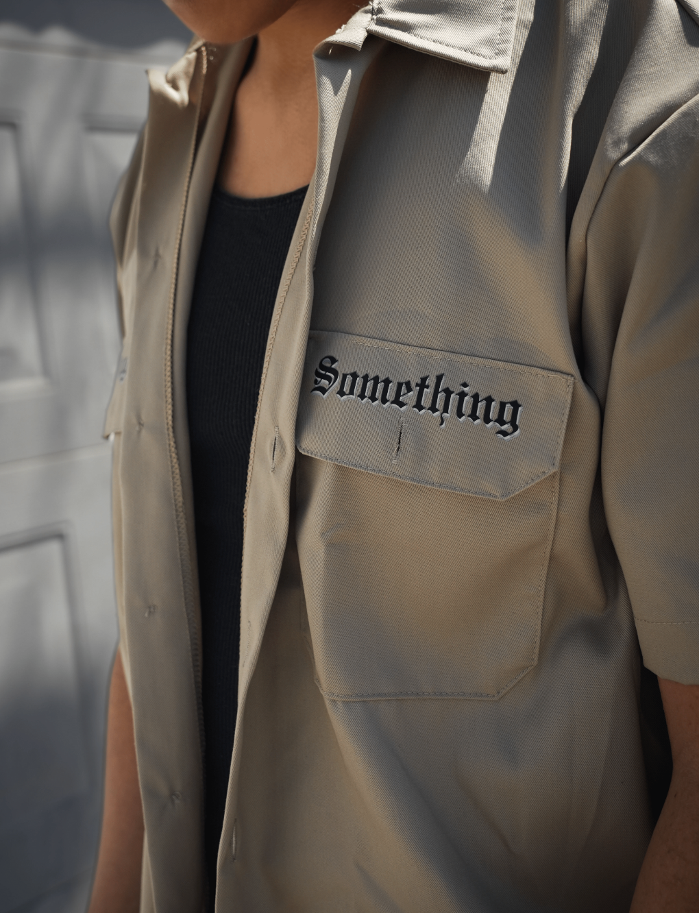 "DE JESUS" Short Sleeve Work Shirt