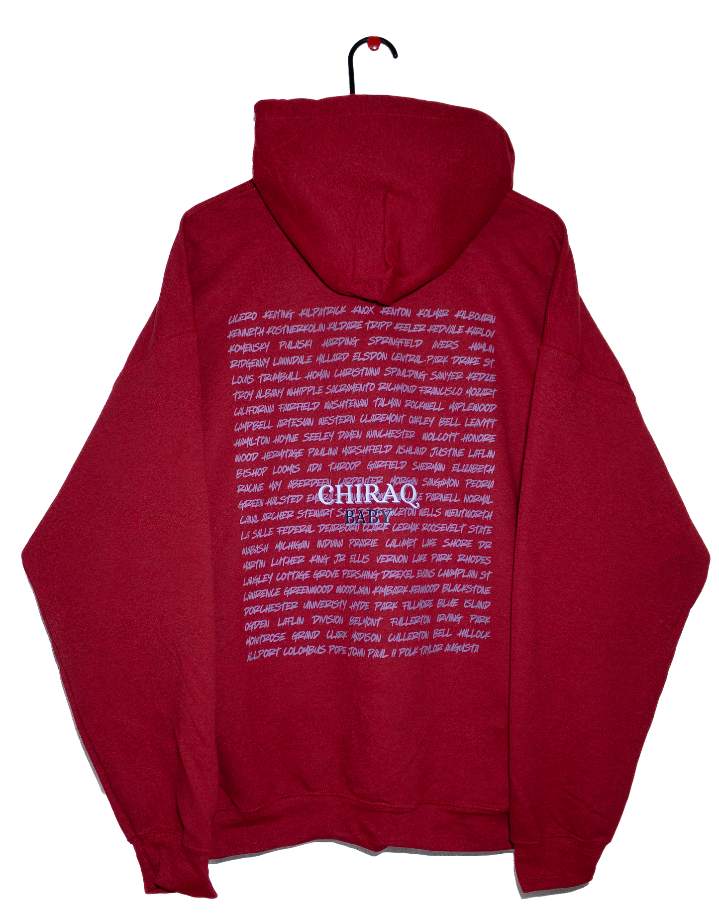 Red CHIRAQBABY Hoodie