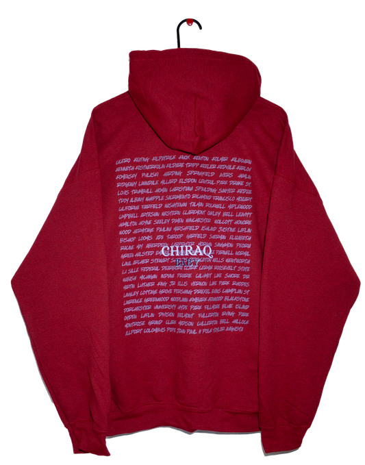 Red CHIRAQBABY Hoodie